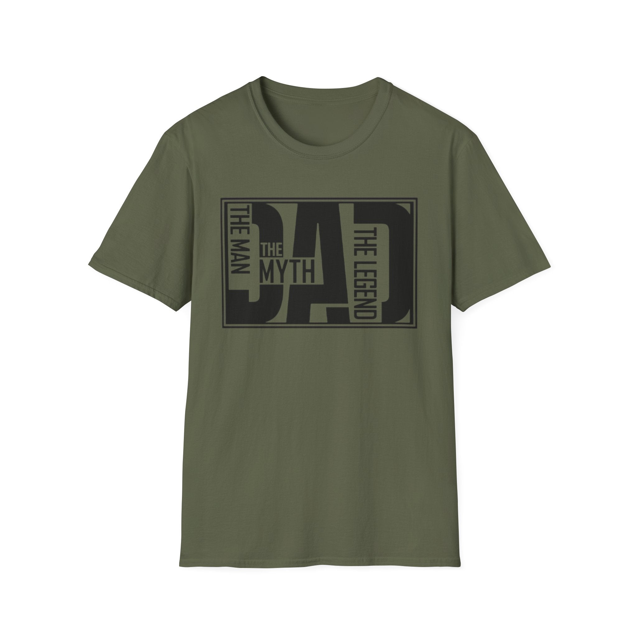 Dad The Man The Myth The Legend T‑Shirt by Printify
