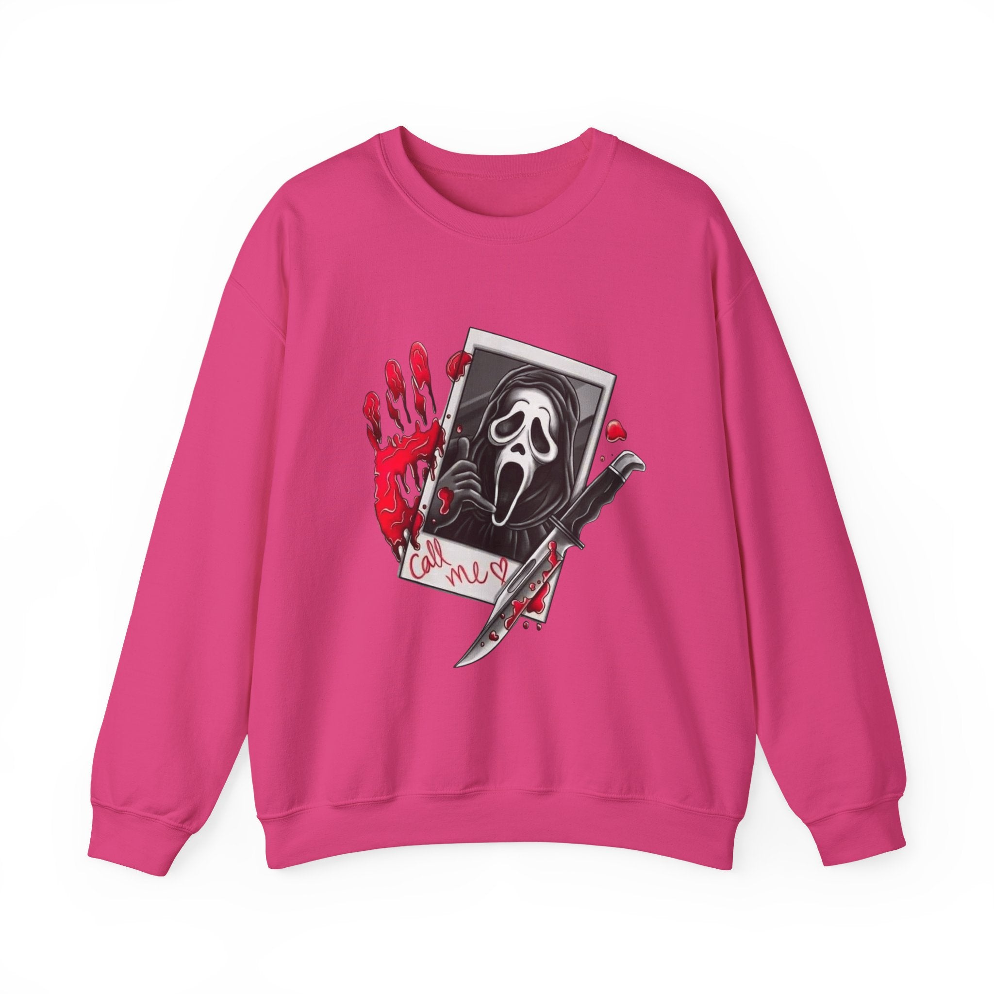Scream Movie Valentine's Crewneck Sweatshirt by Printify