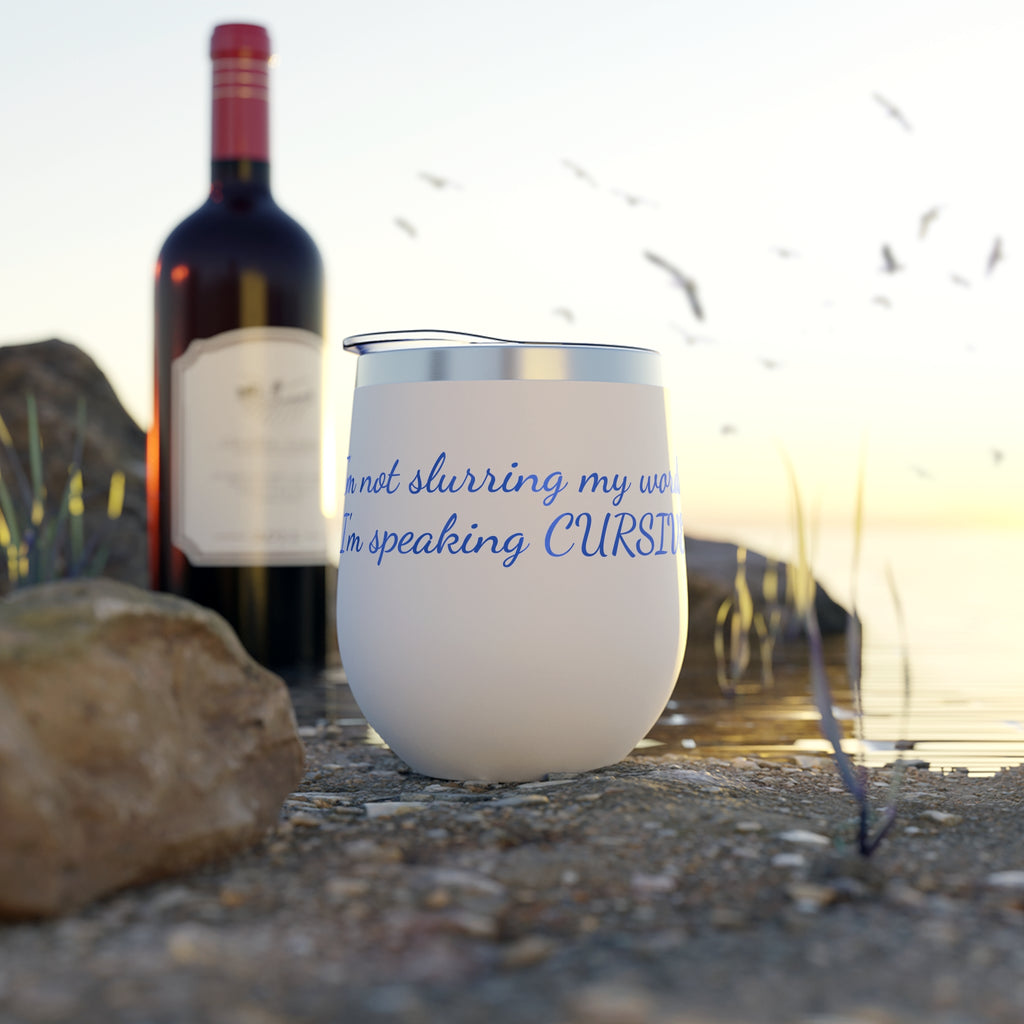 Funny Insulated Cup Gift for Friends, Unique Travel Mug, Quirky Drinks Container, Perfect for Parties, Birthday or Anytime Use by Printify