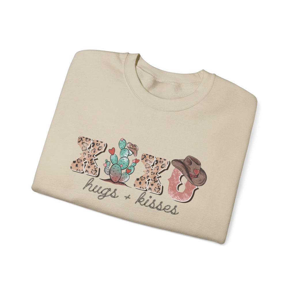 Cactus XOXO Valentine Sweatshirt by Printify