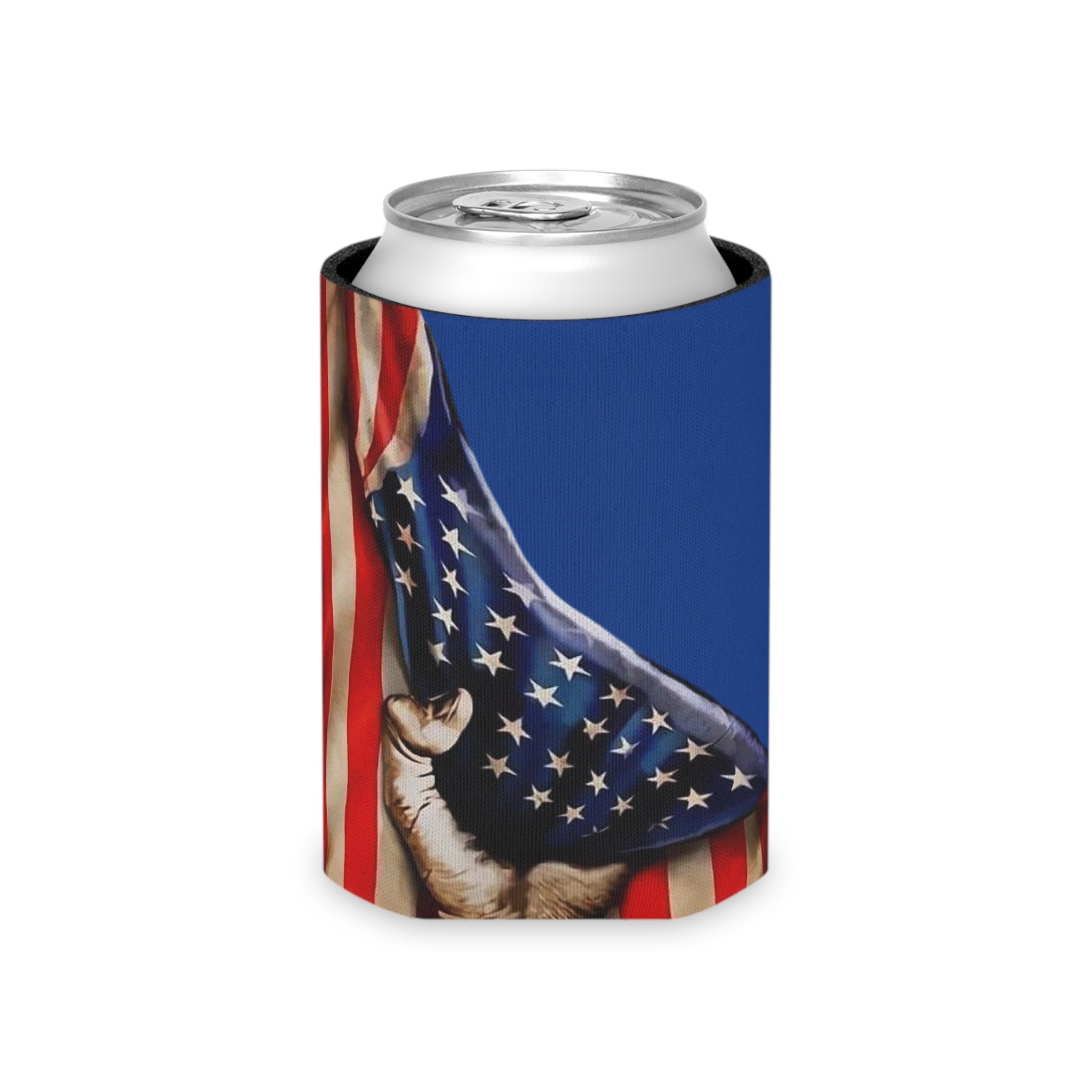 Can Cooler - "Red White & Boozy" Patriotic 4th of July Beer Koozie by Printify