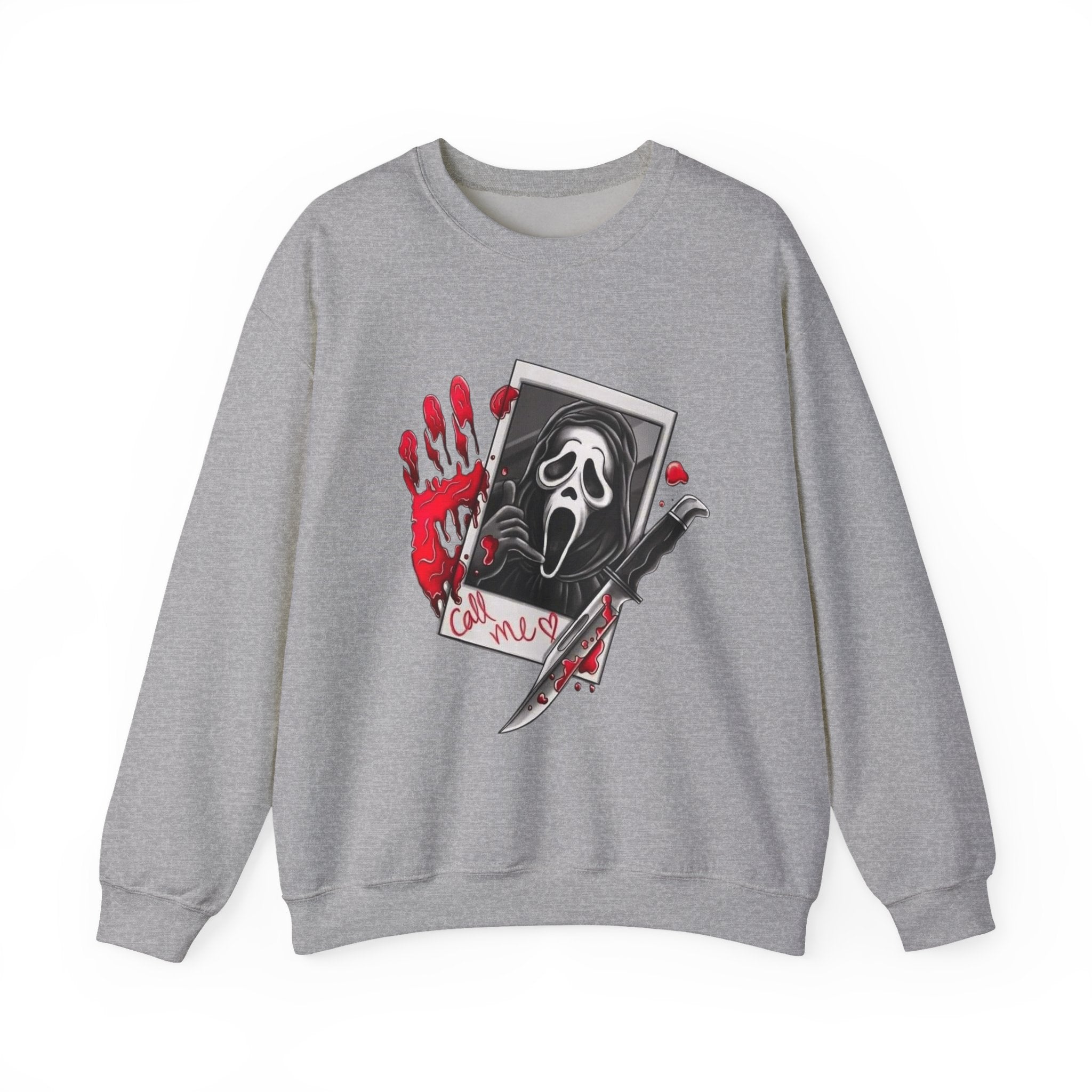 Scream Movie Valentine's Crewneck Sweatshirt by Printify