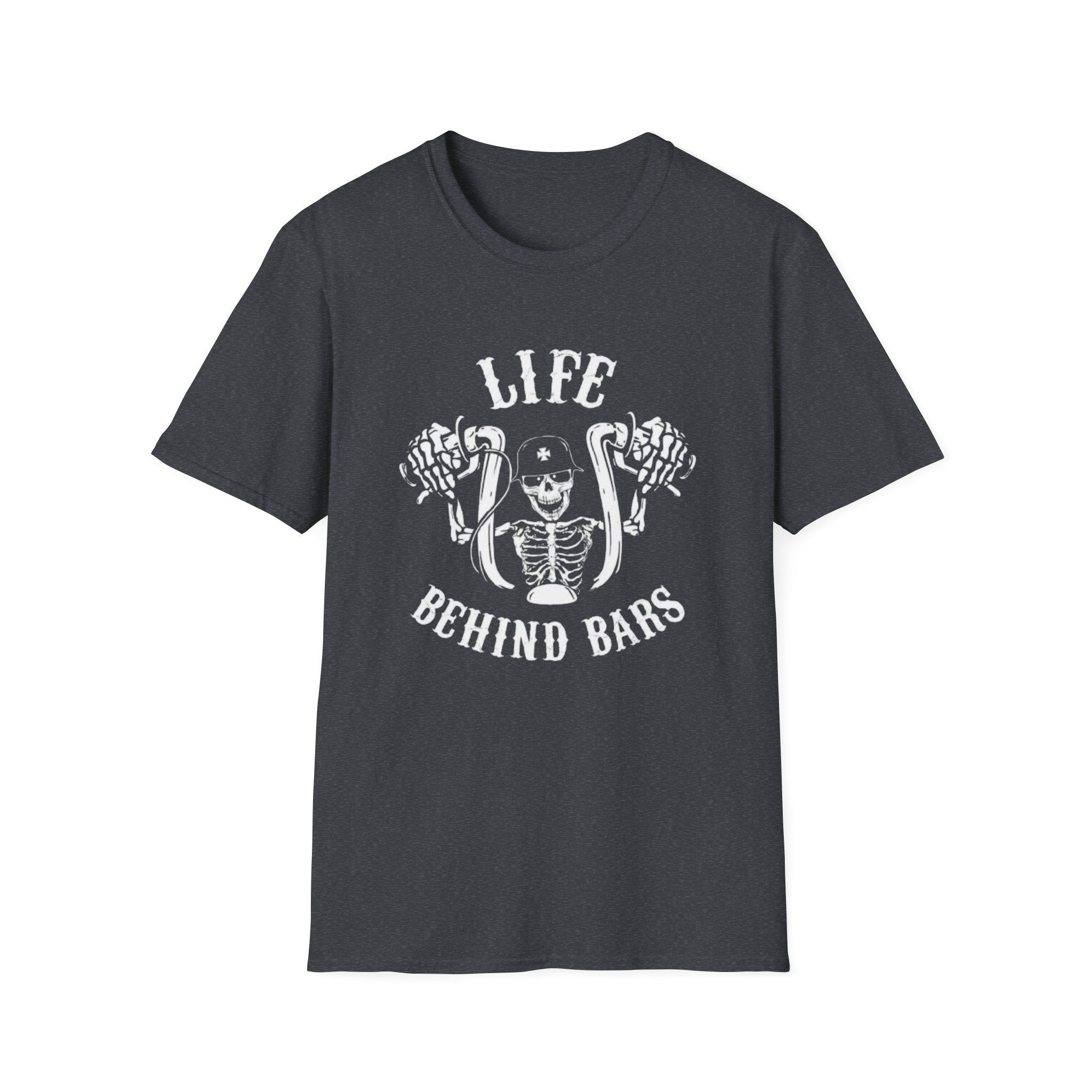 Life Behind Bars T-Shirt — Graphic Tee by Printify