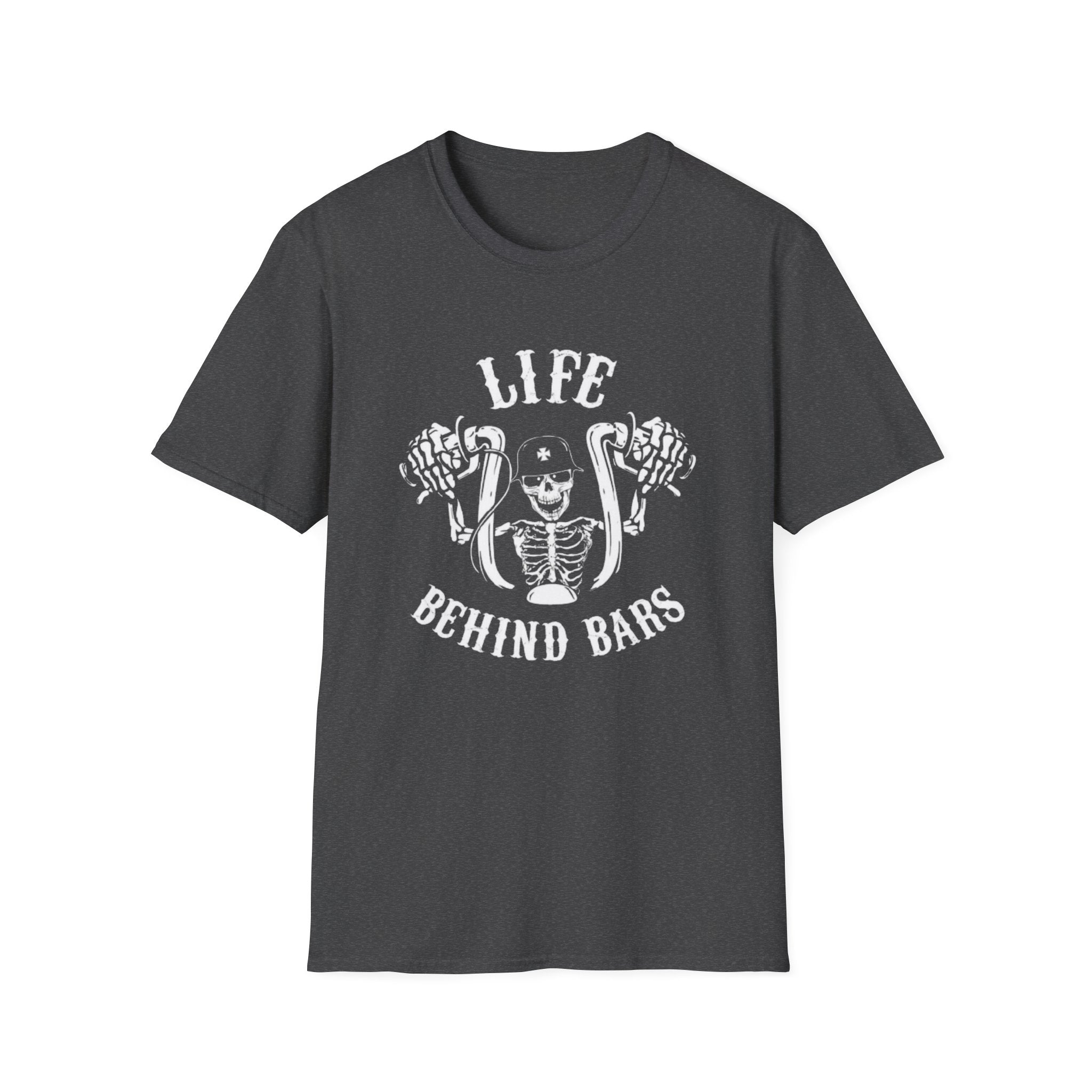 Life Behind Bars T-Shirt — Graphic Tee by Printify