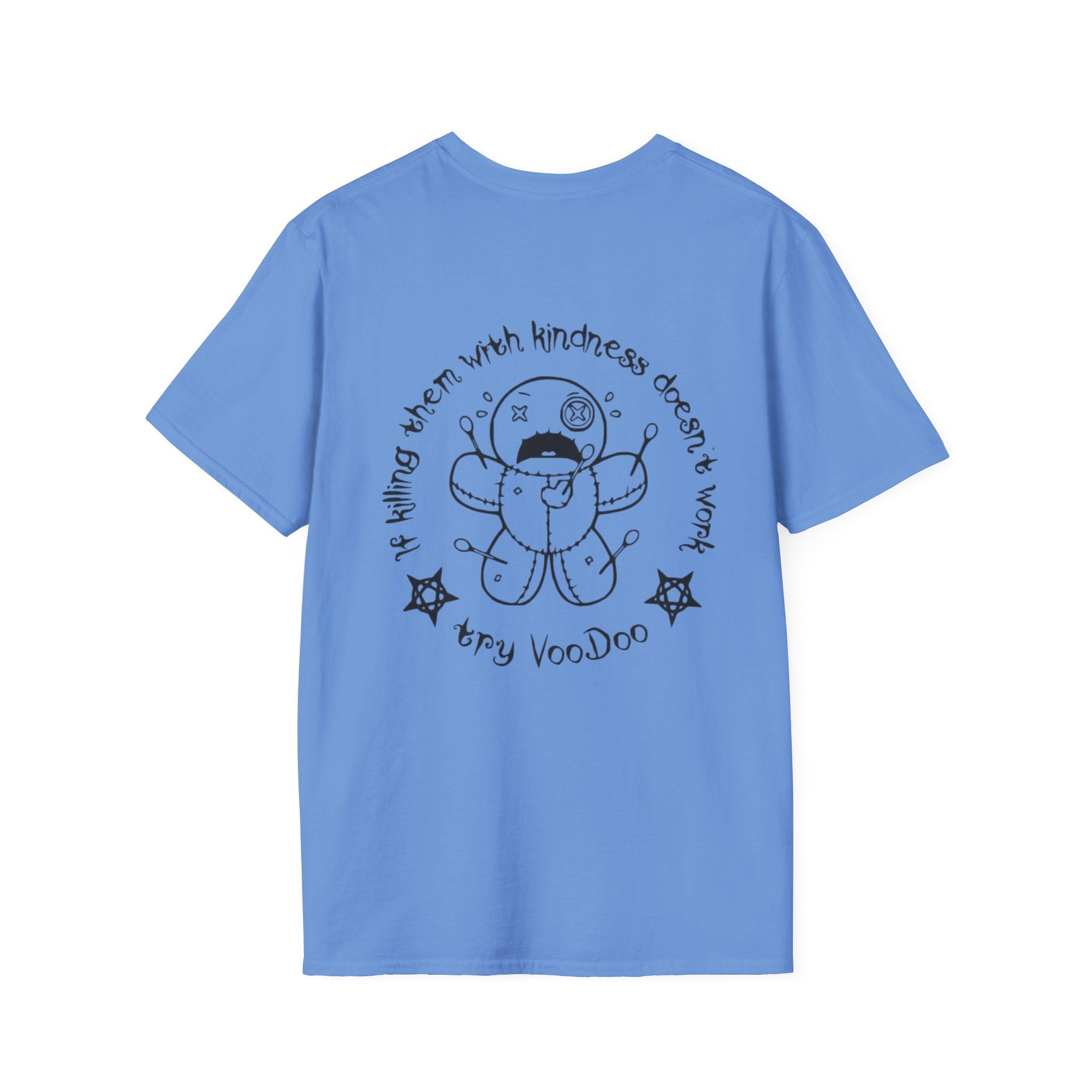 Minimal Angel Bear Chest Pocket T-Shirt by Printify