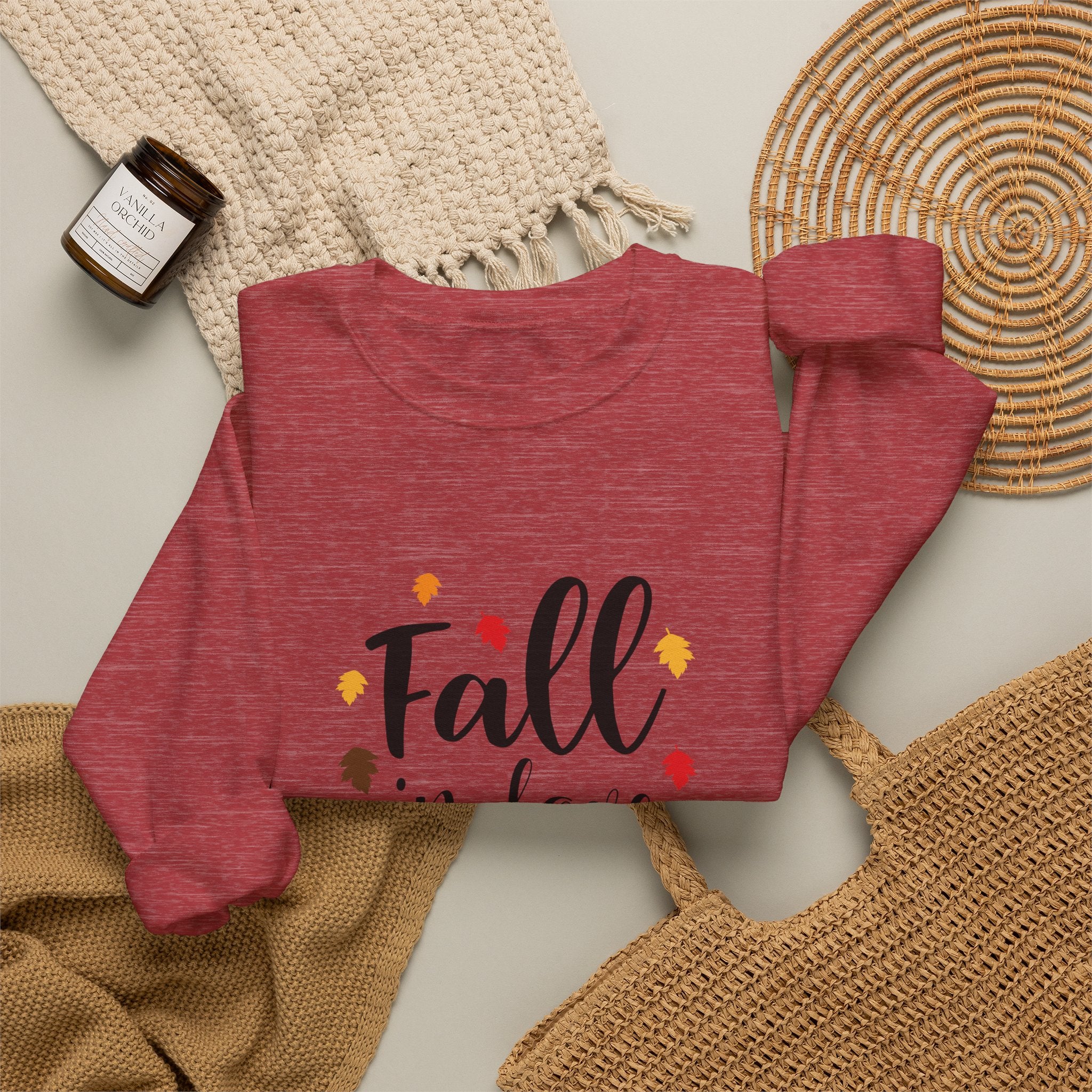 Just a Girl Who Loves Fall Crewneck Sweatshirt – Cozy Autumn Pullover by Printify