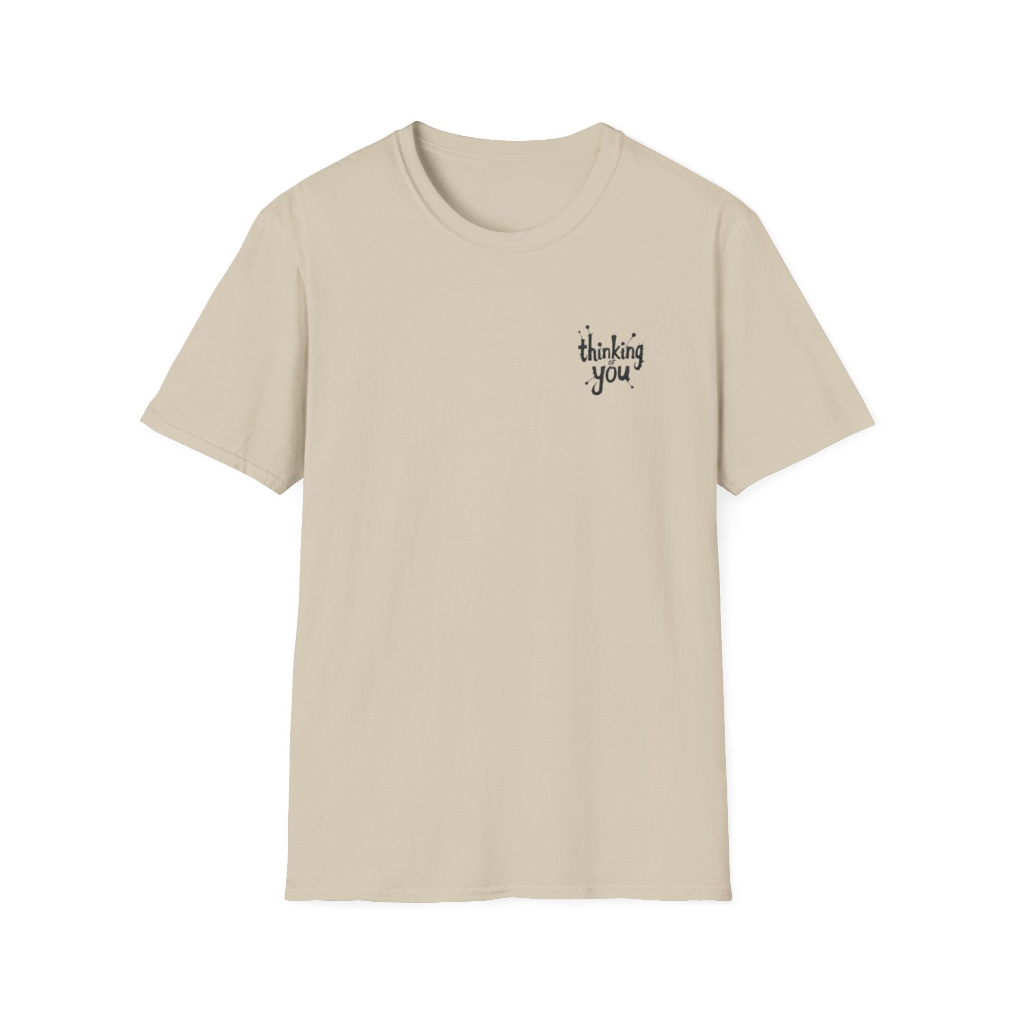Thinking of You T-Shirt — Minimal Heartfelt Graphic Tee by Printify