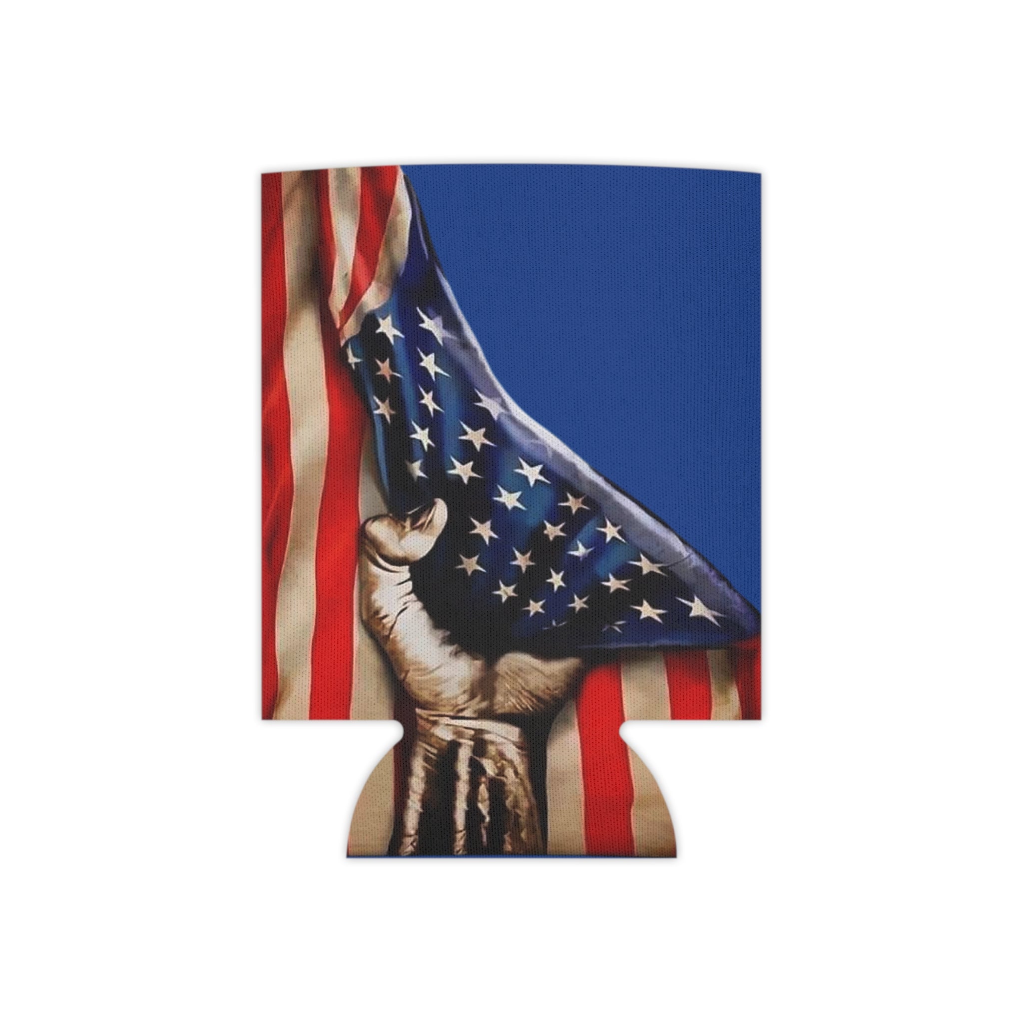 Can Cooler - "Red White & Boozy" Patriotic 4th of July Beer Koozie by Printify