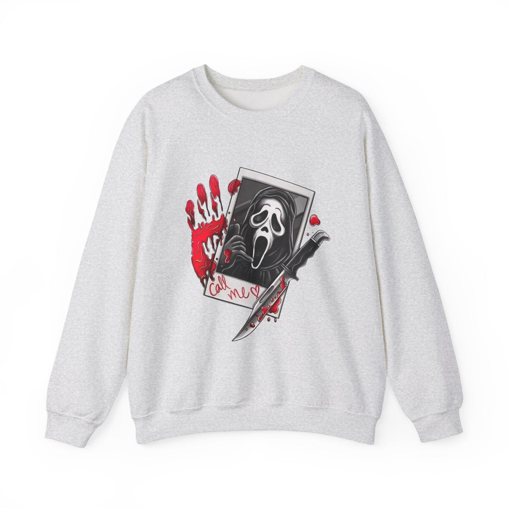 Scream Movie Valentine's Crewneck Sweatshirt by Printify