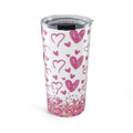 Sparkle hearts Tumbler 20oz by Printify