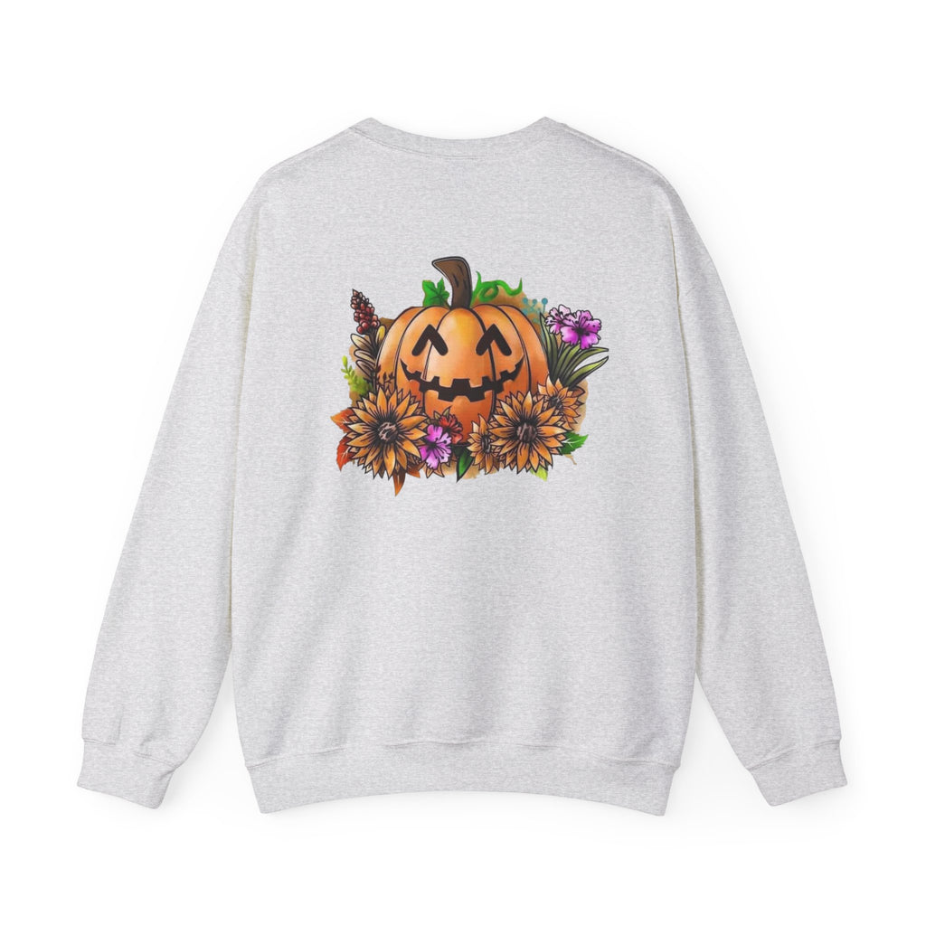 Fall Vibes Sweatshirt, Cozy Pullover, Halloween Gift, Pumpkin Crewneck, Autumn Apparel, Fall Fashion by Printify