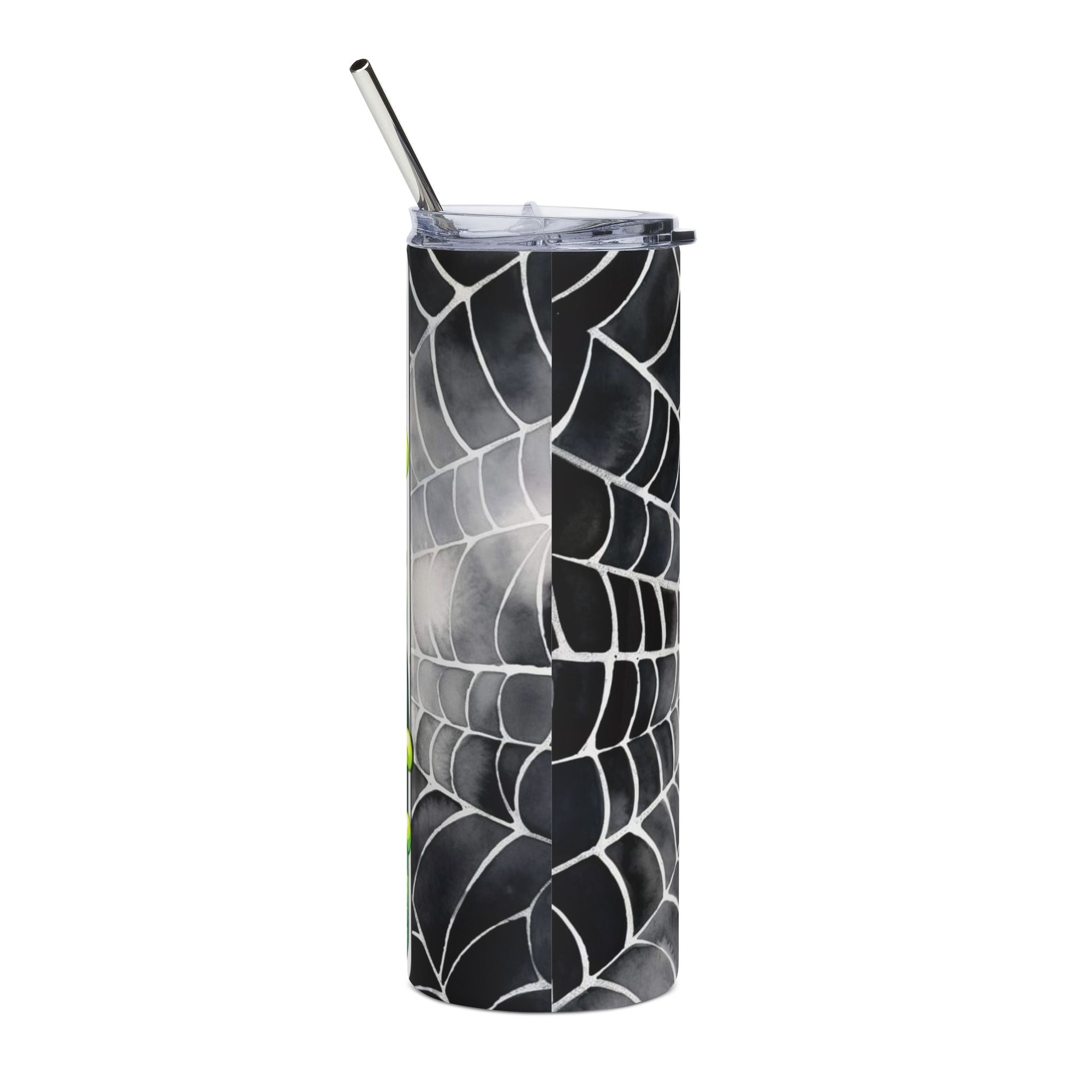 Witchy Skeleton 20oz Stainless Tumbler — 'The Shit Stirred' Halloween Travel Cup by Printify