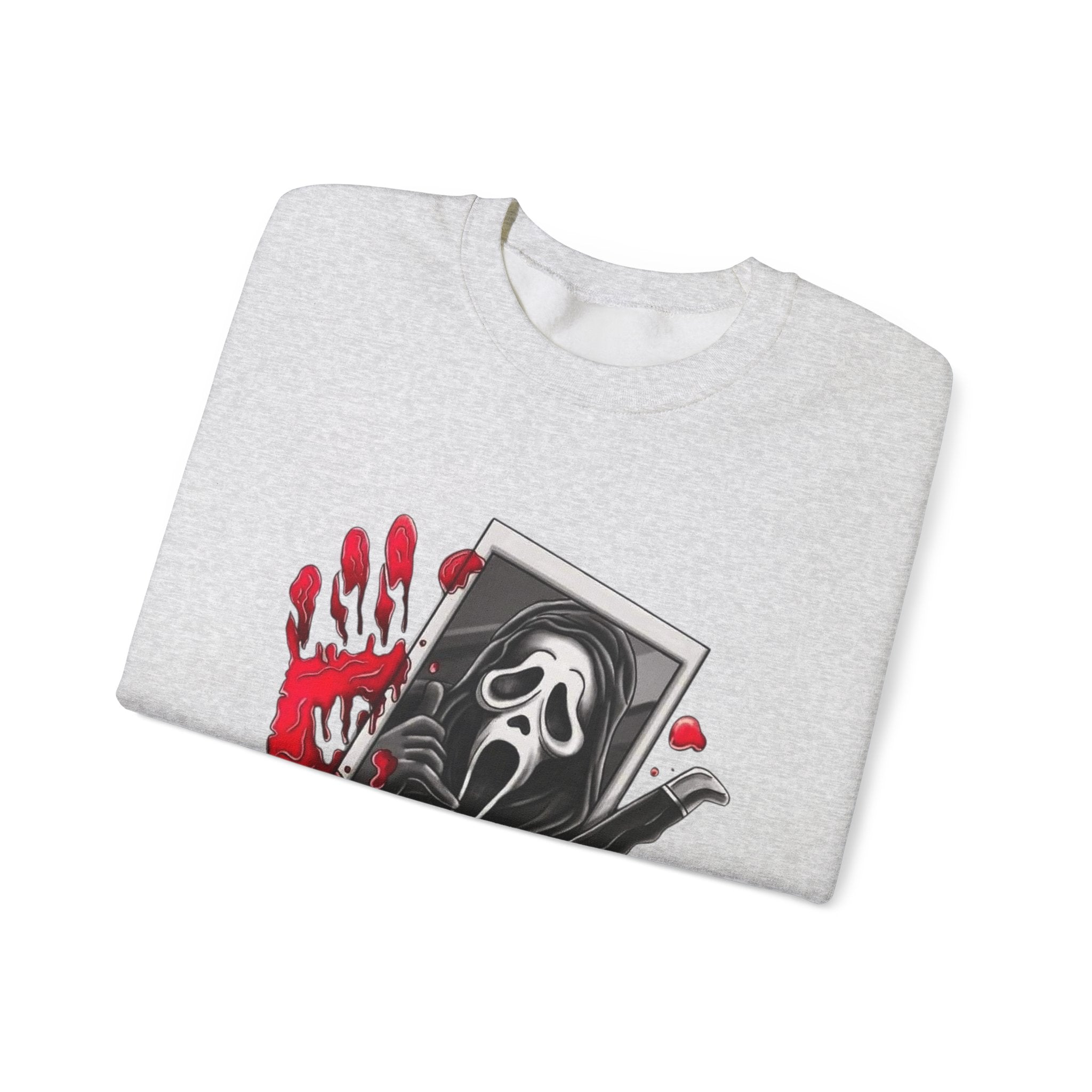Scream Movie Valentine's Crewneck Sweatshirt by Printify