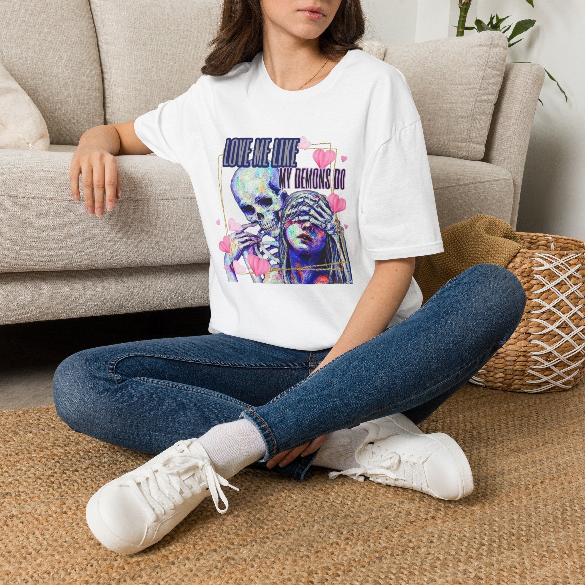 Love Me Like My Demons Do T-Shirt by Printify
