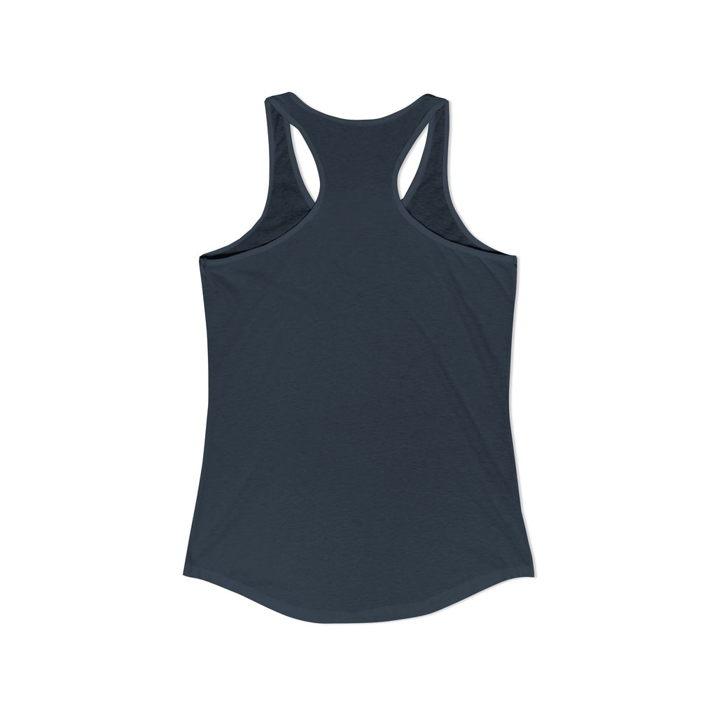 Summer Vibes Racerback Tank Top - Cute Summer Shirt, Beach Outfit, Comfortable Activewear, Gift for Vacation, Pool Party Top by Printify