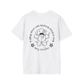 Minimal Angel Bear Chest Pocket T-Shirt by Printify