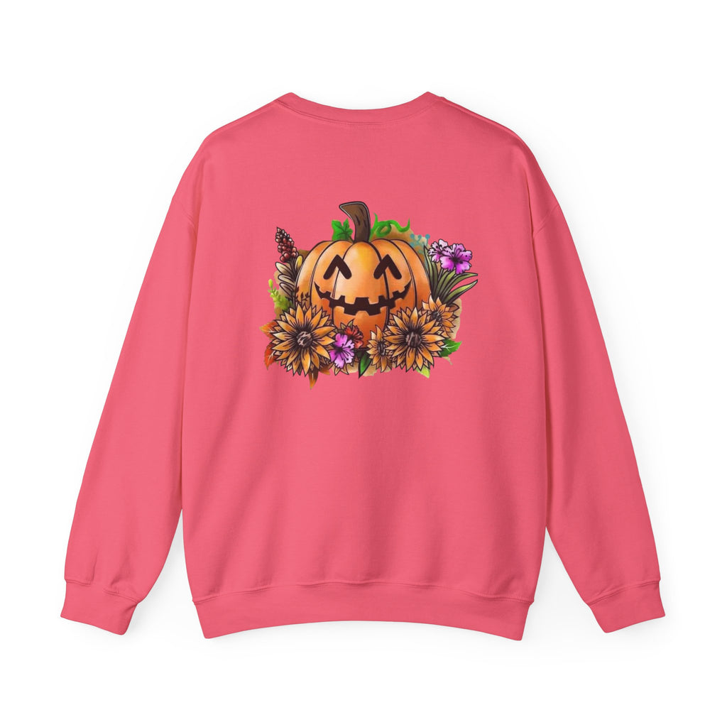 Fall Vibes Sweatshirt, Cozy Pullover, Halloween Gift, Pumpkin Crewneck, Autumn Apparel, Fall Fashion by Printify