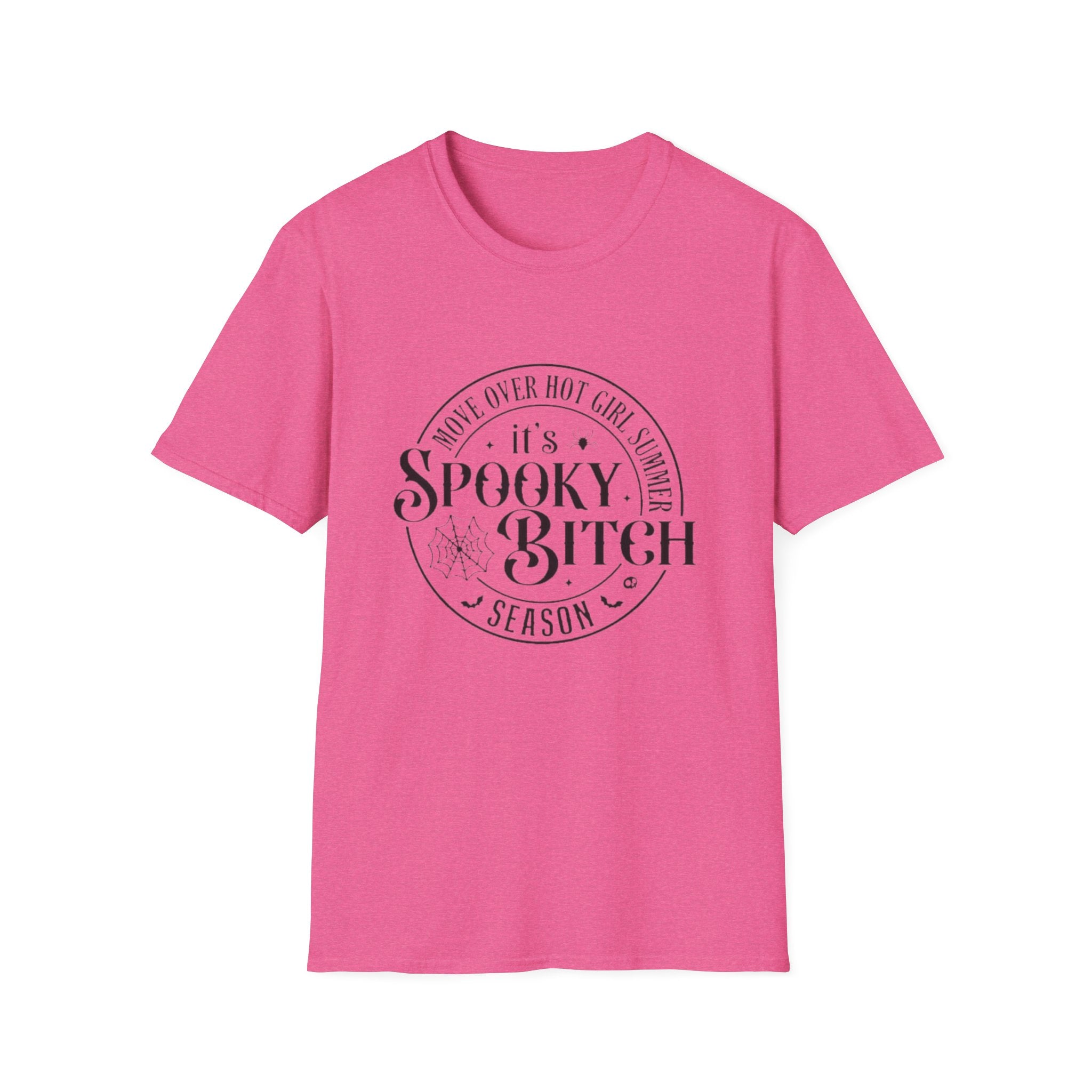 Spooky Bitch T-Shirt — "Move Over Hot Girl Summer" Halloween Tee by Printify