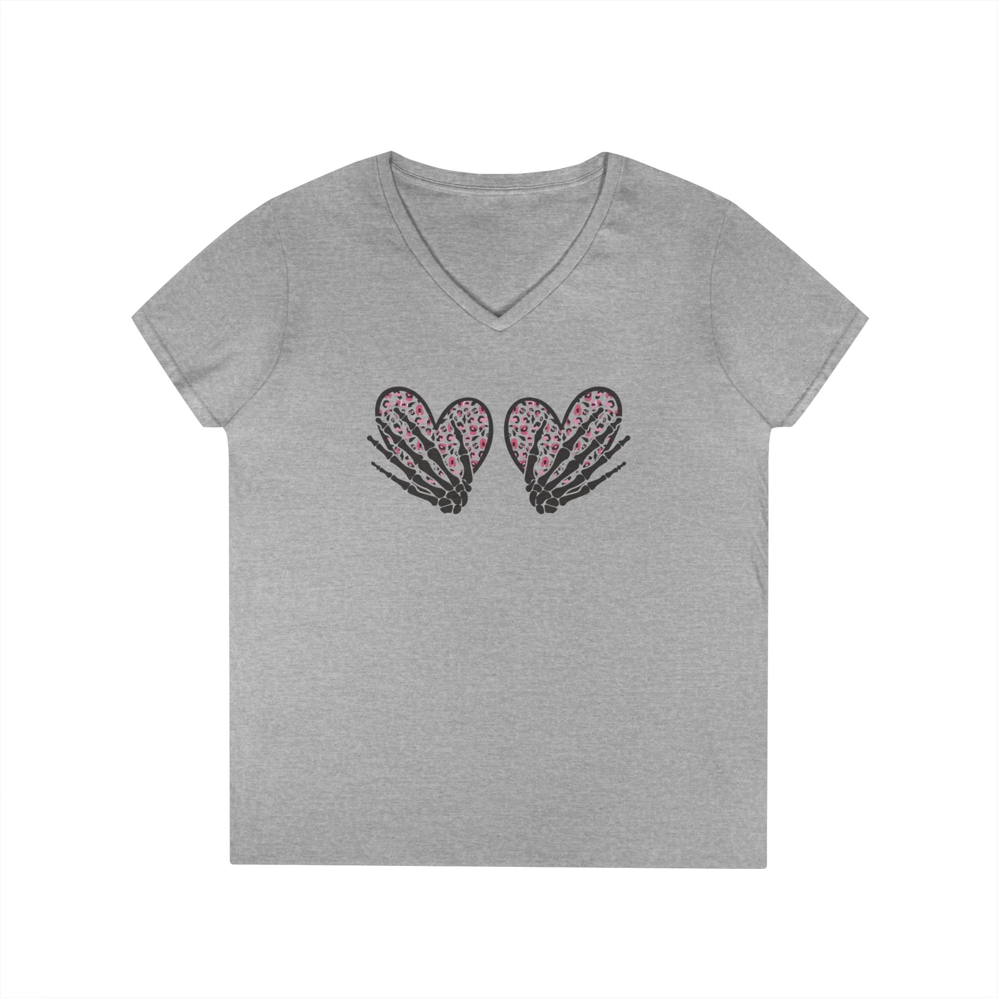 Valentine's Day Ladies' V-Neck T-Shirt by Printify