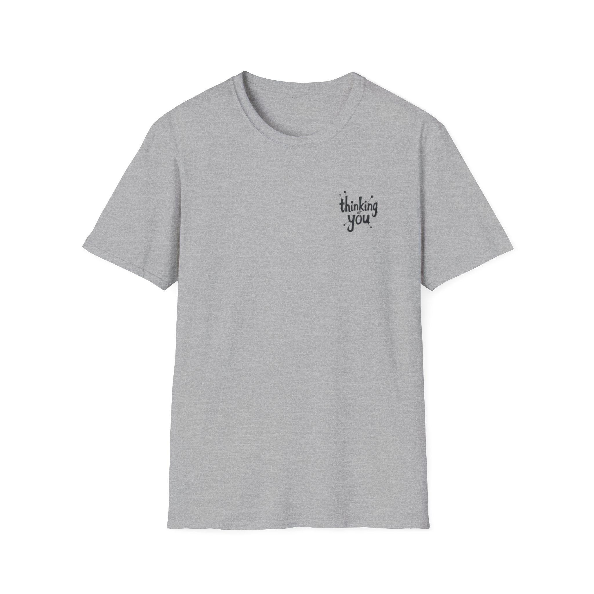 Thinking of You T-Shirt — Minimal Heartfelt Graphic Tee by Printify