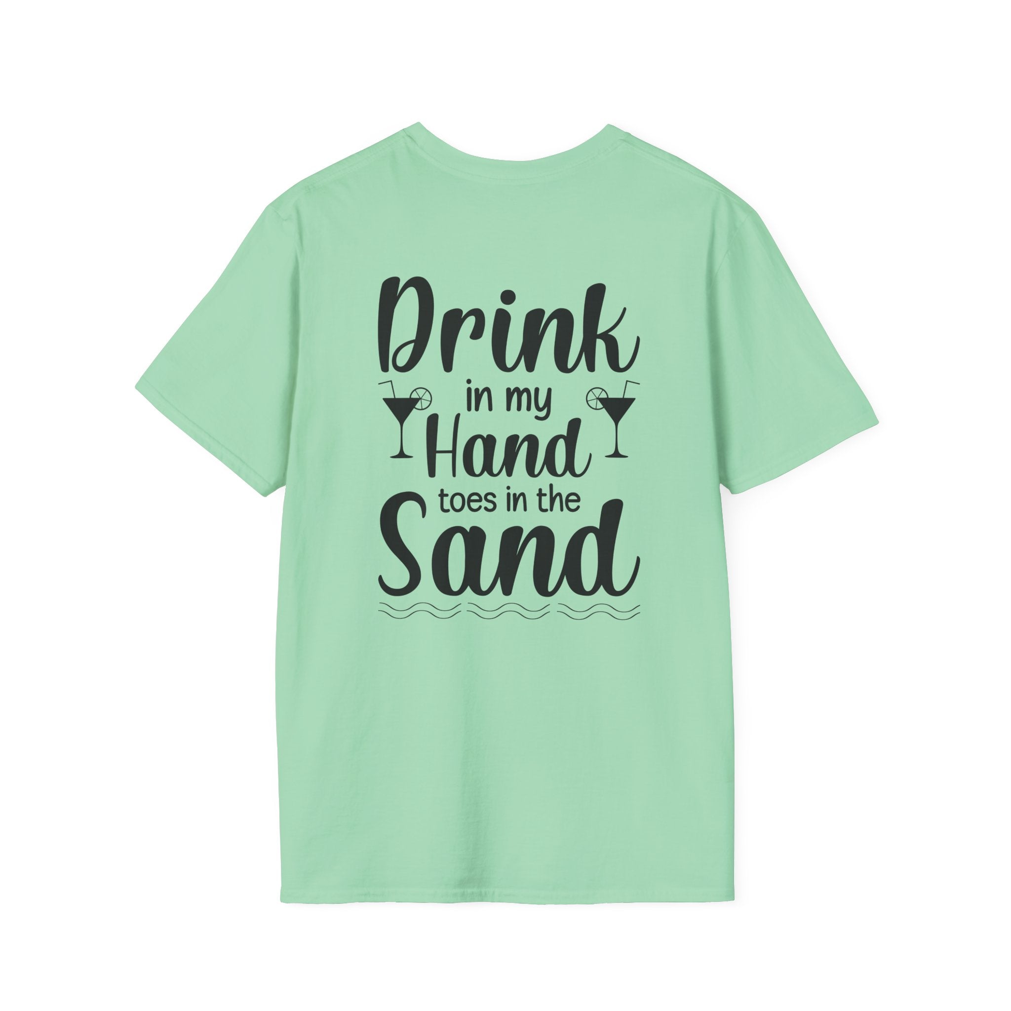Happy and Salty T-Shirt — Nautical Anchor Graphic Tee by Printify