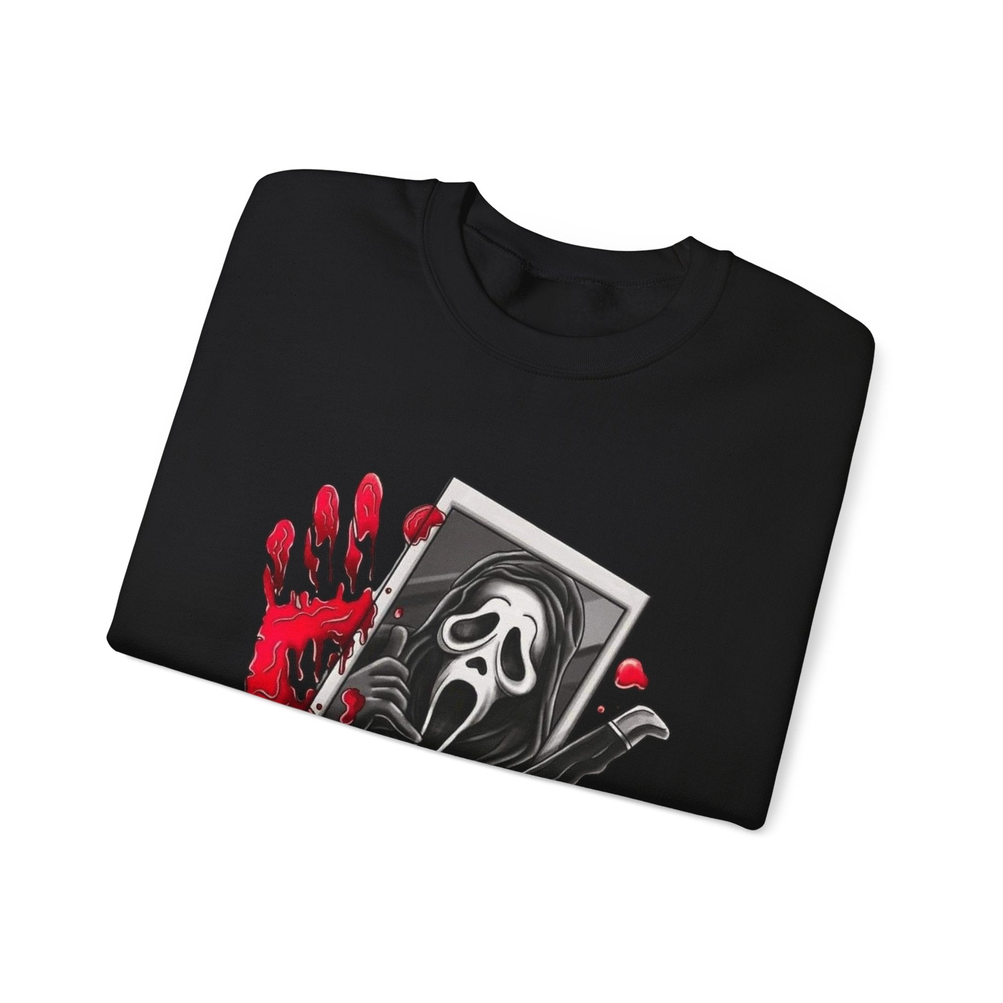 Scream Movie Valentine's Crewneck Sweatshirt by Printify