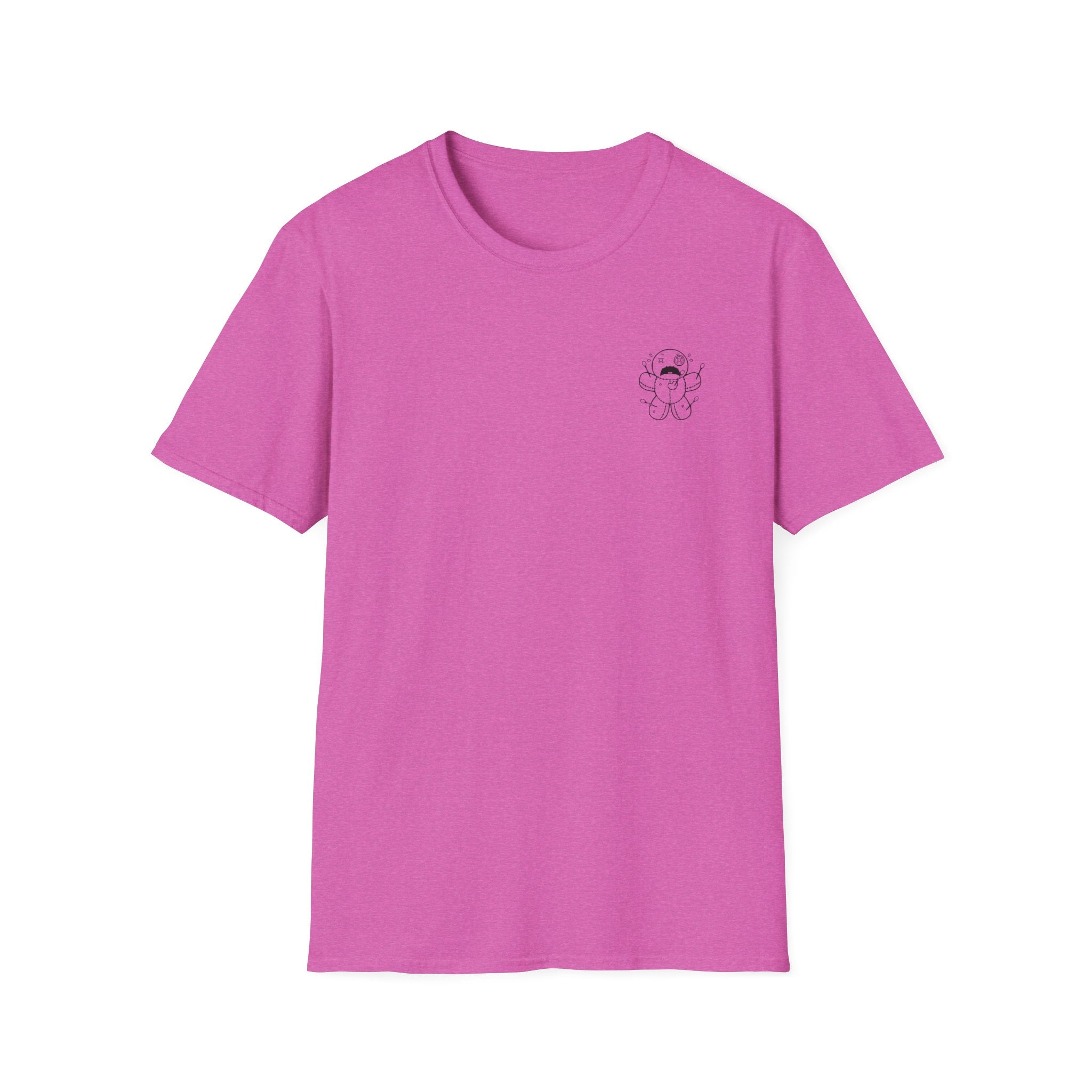 Minimal Angel Bear Chest Pocket T-Shirt by Printify