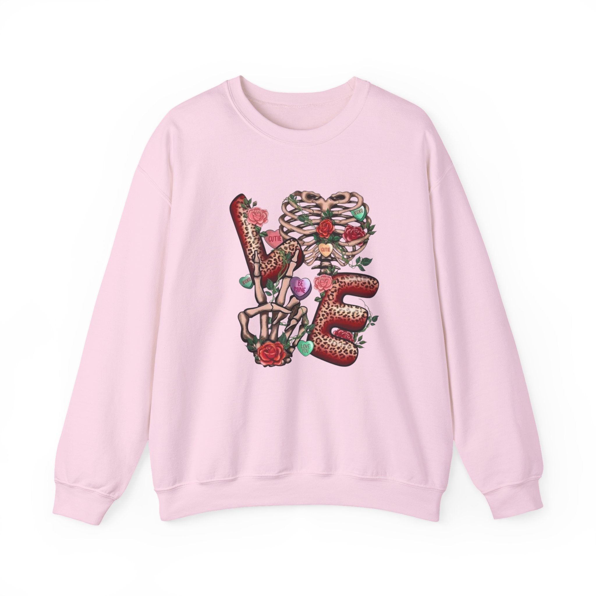 Valentine's Day Love Crewneck Sweatshirt by Printify