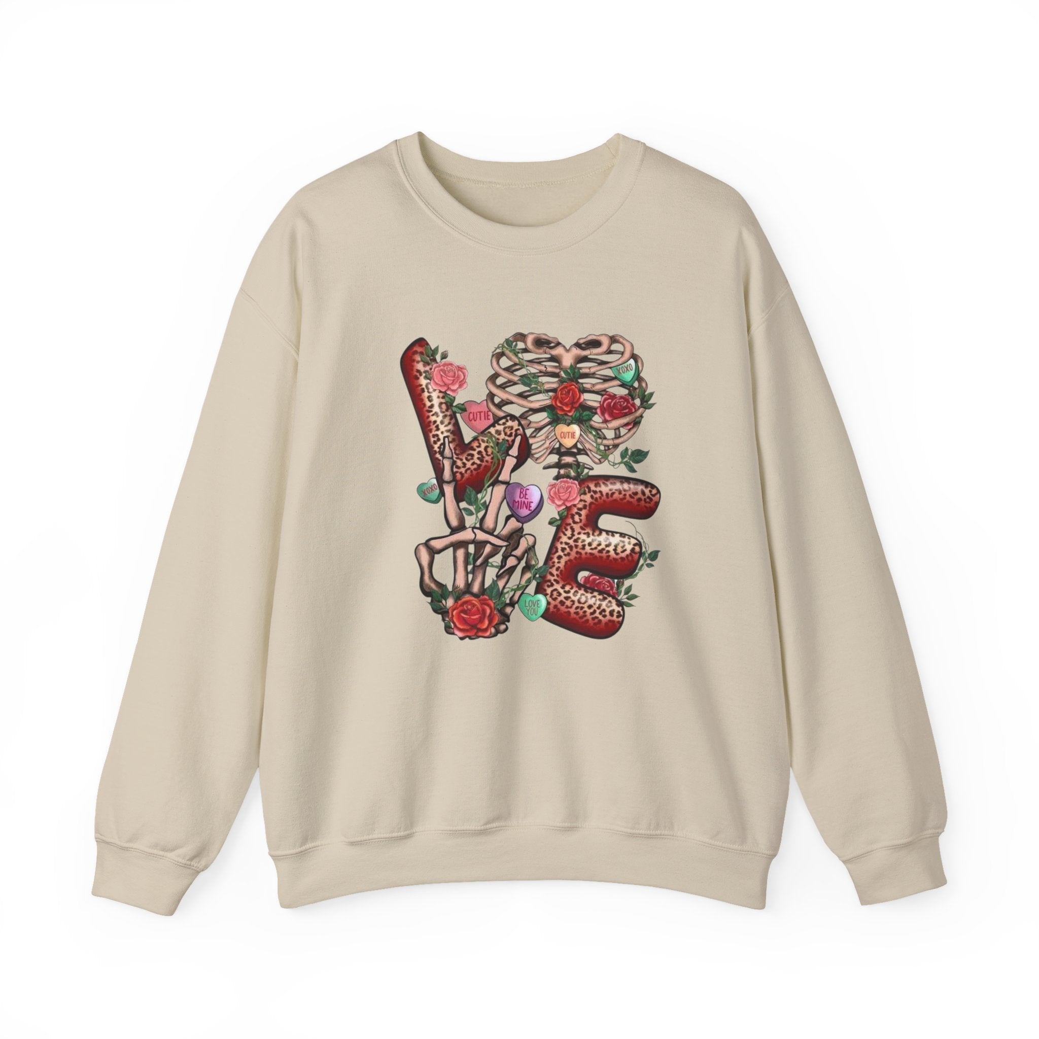 Valentine's Day Love Crewneck Sweatshirt by Printify