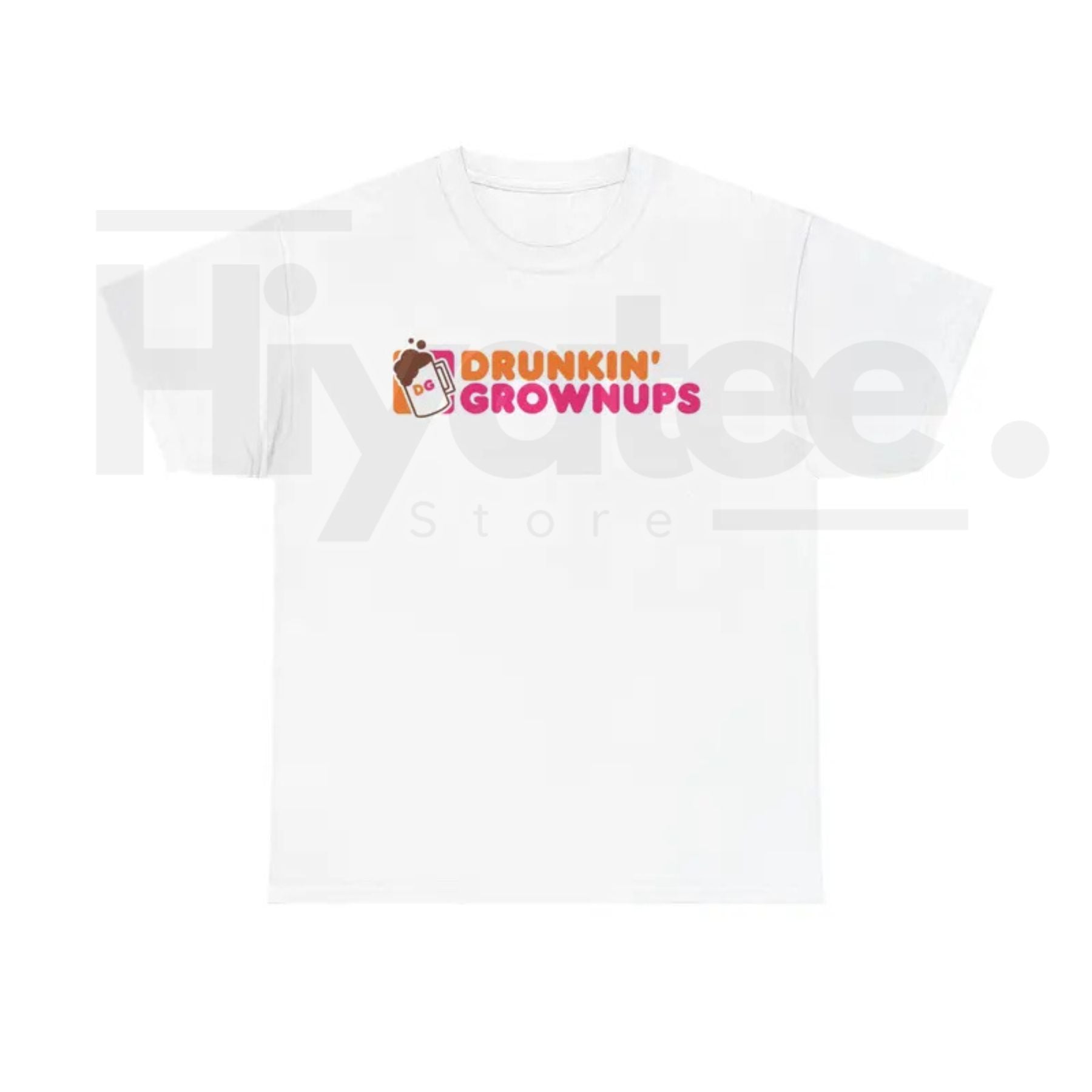 "Drunkin’ Grownups" Viral Funny T-Shirt – Adult Humor Drinking & Party Tee by Hiyatee