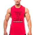 Men's Cotton Gym Training Tank Top Singlet by THRIXINE