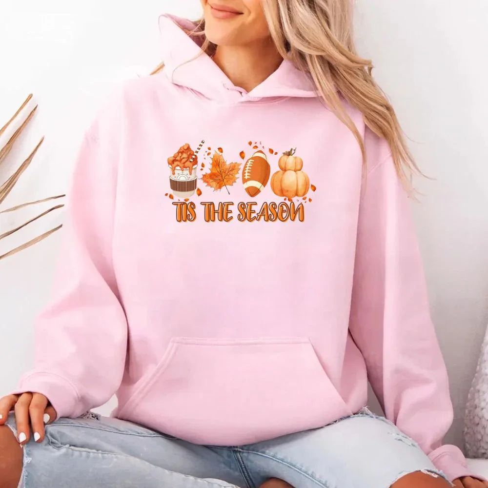 Tis The Season Fall Vibes Hoodie by Adorb Custom Tees