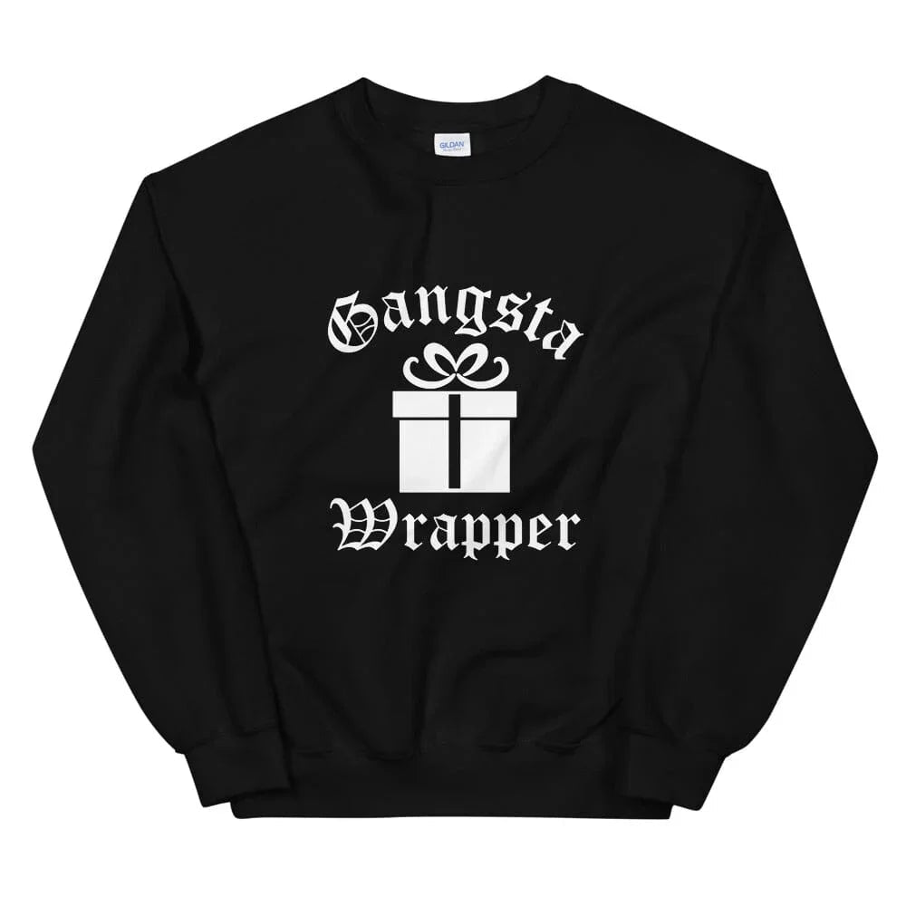 Gangsta Wrapper Sweatshirt by Adorb Custom Tees
