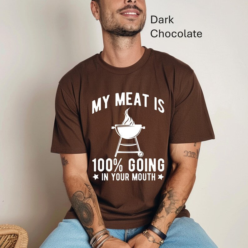 BBQ Grilling Heavyweight Graphic Tee by Teezioo