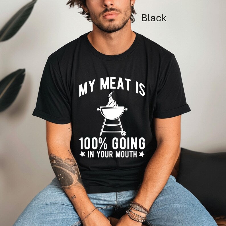 BBQ Grilling Heavyweight Graphic Tee by Teezioo