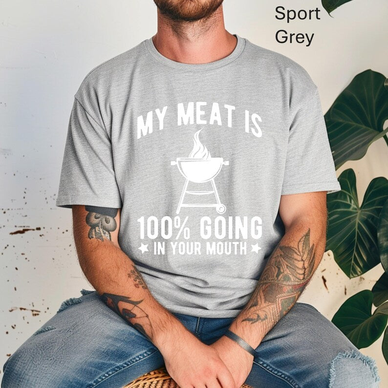 BBQ Grilling Heavyweight Graphic Tee by Teezioo