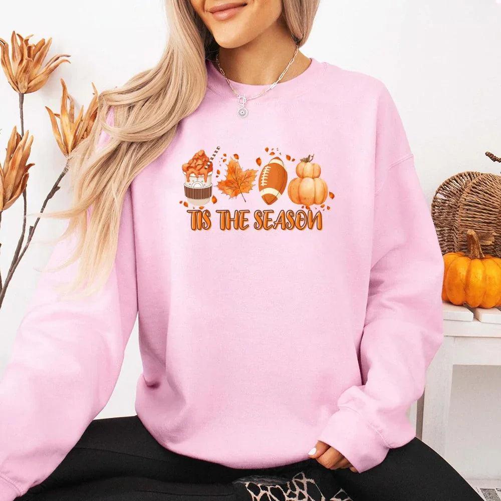 Tis The Season Fall Vibes Sweatshirt by Adorb Custom Tees